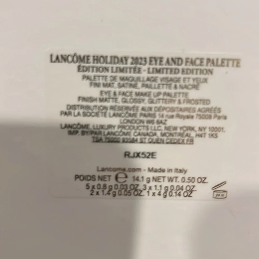 Lancome Eye and Face Palette- 10 eye shows and 1 blush NWT - Picture 5 of 7